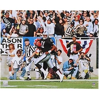 Tim Brown Oakland Raiders Autographed 16" x 20" Running Down the Sideline Photograph