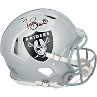 Casque Riddell Speed ​​Authentic autographié par Tim Brown des Raiders d'Oakland