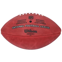 Ballon de football Wilson Duke en couleur autographié par Tim Brown des Oakland Raiders avec plusieurs inscriptions