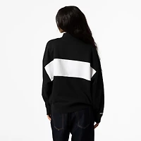 Women's Mitchell & Ness Black Oakland Raiders Quarter-Zip Jacket