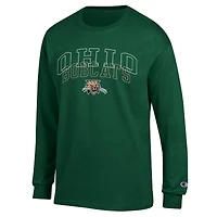 Men's Champion  Green Ohio Bobcats Team Long-Sleeve T-Shirt