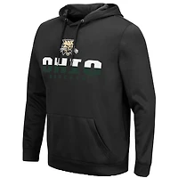 Men's Colosseum Black Ohio Bobcats Lantern Pullover Hoodie