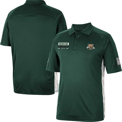 Colosseum Green Ohio Bobcats OHT Military Appreciation Snow Camo Polo pour homme