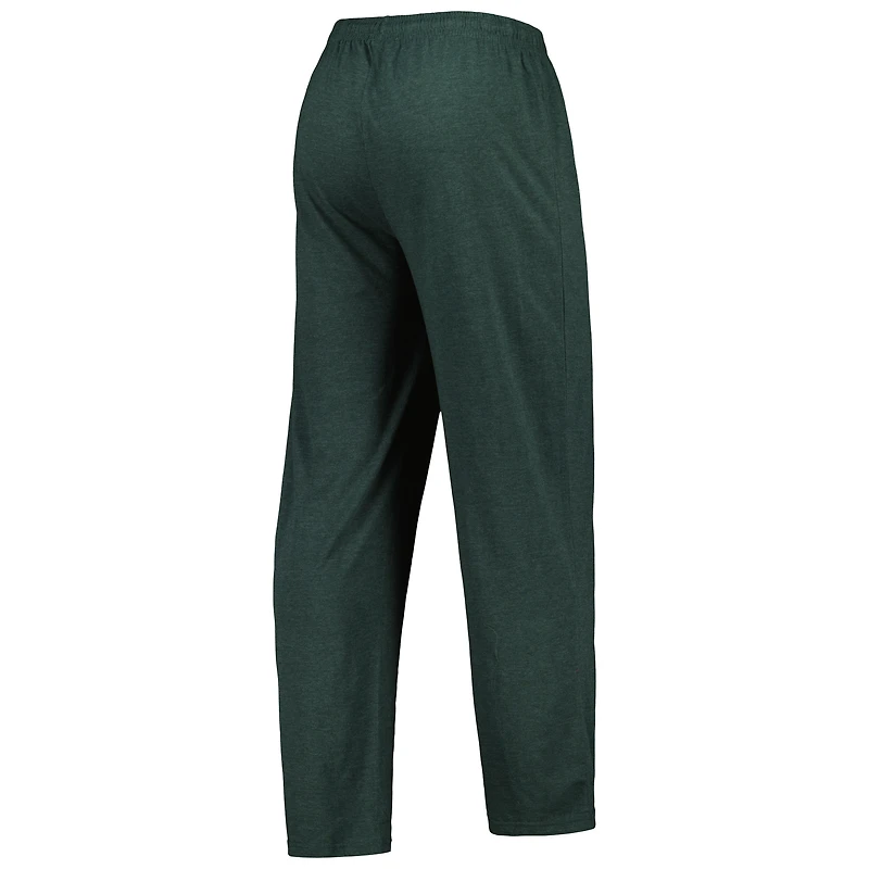 Ensemble de nuit pour hommes Concepts Sport Green/Charcoal Ohio Bobcats Meter T-shirt à manches longues et pantalon