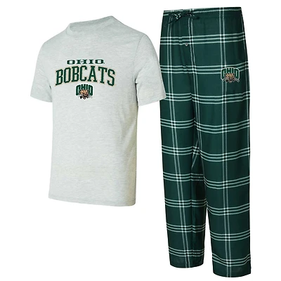 Men's Concepts Sport Ohio Bobcats Top & Pants Sleep Set