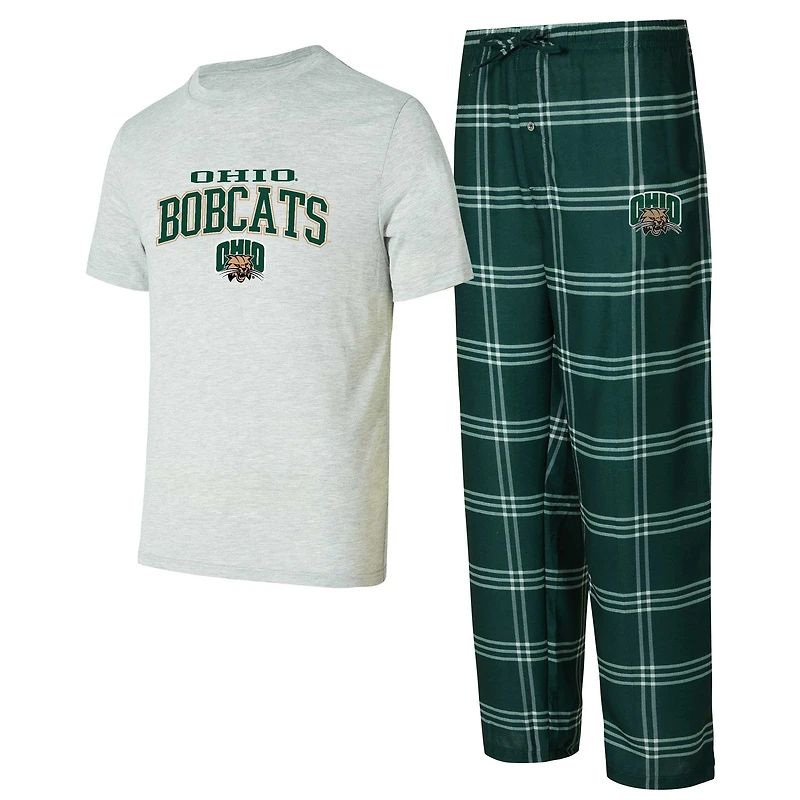 Ensemble de nuit pour homme Concepts Sport Ohio Bobcats avec haut et pantalon