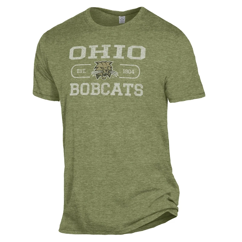 T-shirt « The Keeper » pour homme, couleur olive chiné, des Bobcats de l'Ohio