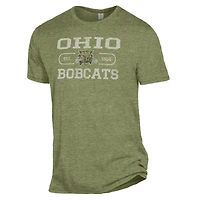 T-shirt « The Keeper » pour homme, couleur olive chiné, des Bobcats de l'Ohio