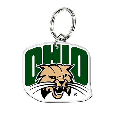 Porte-clés WinCraft Ohio Bobcats Premium en acrylique