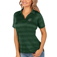 Women's Antigua Green Ohio Bobcats Compass Polo