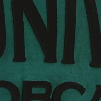 Women's Green Ohio Bobcats Ombre Long Sleeve Dip-Dyed Spirit Jersey