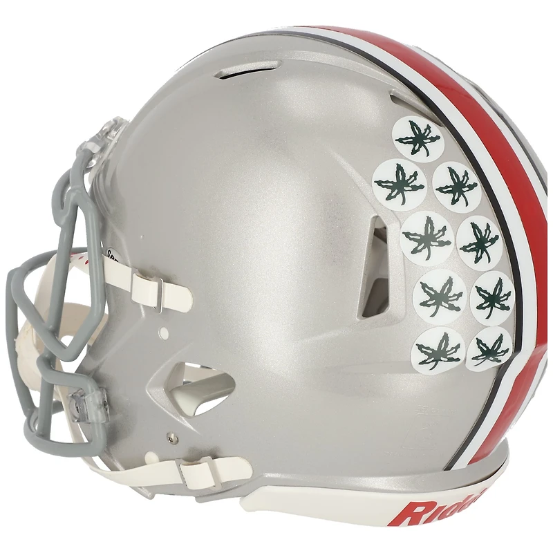 Chase Young Ohio State Buckeyes Autographed Riddell Speed Authentic Helmet with "Go Bucks" Inscription