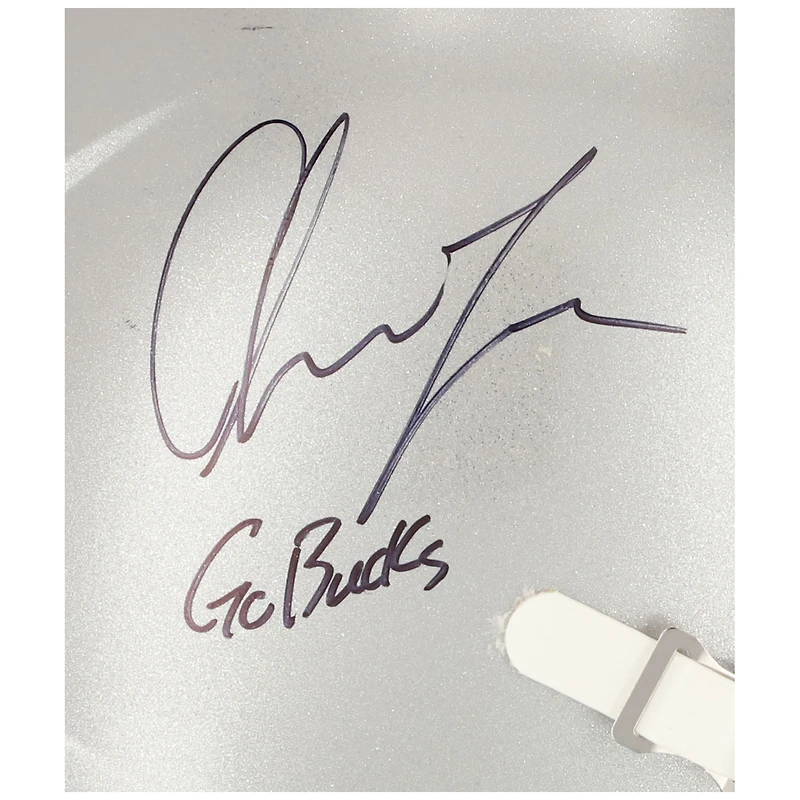 Chase Young Ohio State Buckeyes Autographed Riddell Speed Authentic Helmet with "Go Bucks" Inscription