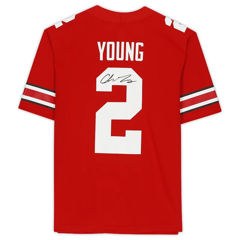 Chase Young Ohio State Buckeyes Autographed Scarlet Nike Game Jersey