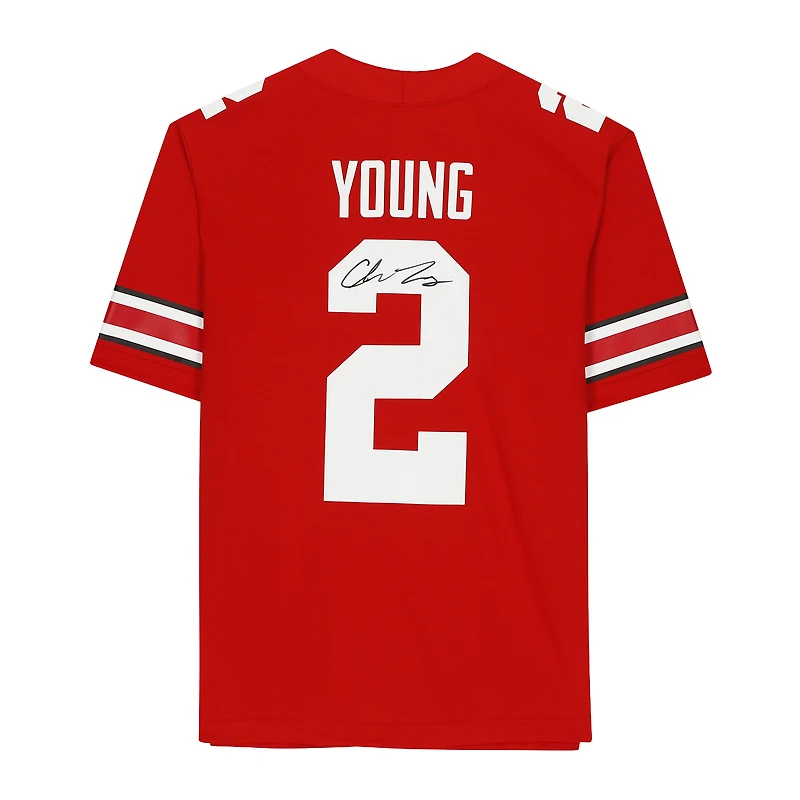 Chase Young Ohio State Buckeyes Autographed Scarlet Nike Game Jersey