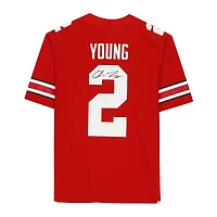 Chase Young Ohio State Buckeyes Autographed Scarlet Nike Game Jersey