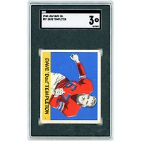 Dave Templeton Ohio State Buckeyes 1948 Leaf Gum Co. #87 SGC Authenticated 3 Card