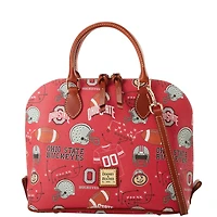 Sacoche zippée pour le jour du match Dooney & Bourke Ohio State Buckeyes
