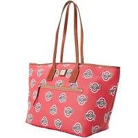 Dooney & Bourke Ohio State Buckeyes Sporty Monogram Grand sac fourre-tout zippé