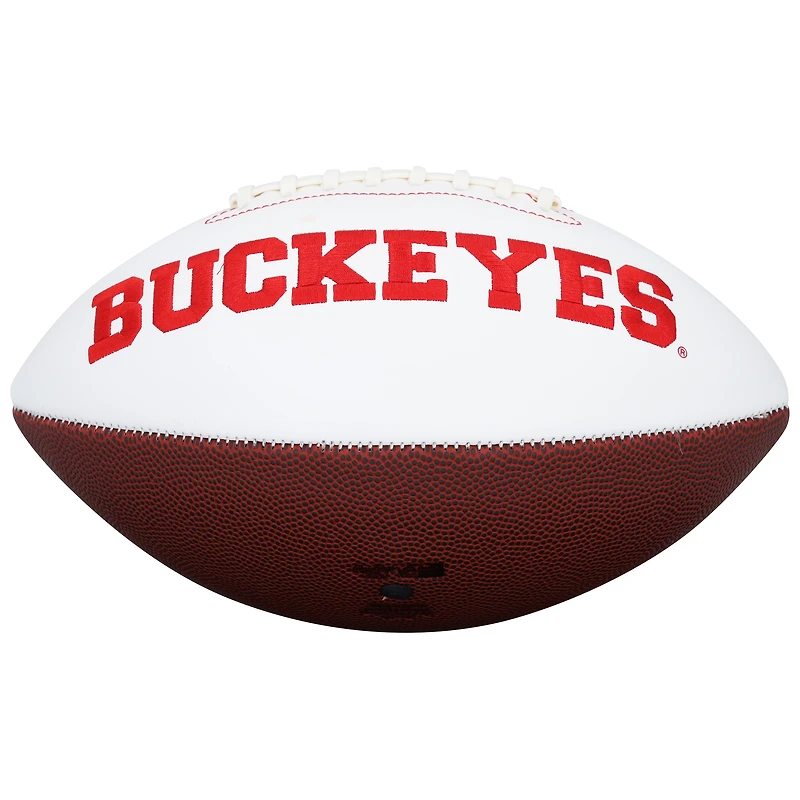 Eddie George Ohio State Buckeyes Autographed Rawlings White Panel Football
