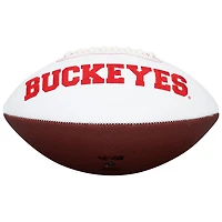 Eddie George Ohio State Buckeyes Autographed Rawlings White Panel Football