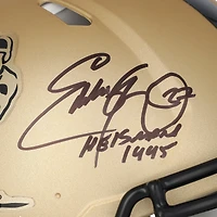 Eddie George Ohio State Buckeyes Autographed Riddell Heisman Gold Speed Authentic Helmet with "1995 Heisman" Inscription