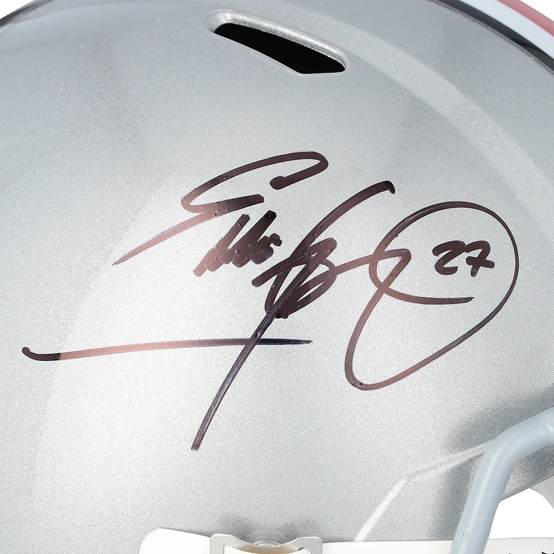 Eddie George Ohio State Buckeyes Autographed Riddell Speed Replica Helmet