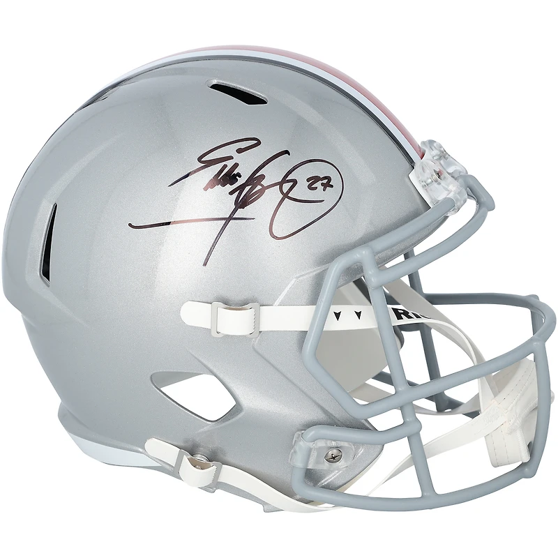 Eddie George Ohio State Buckeyes Autographed Riddell Speed Replica Helmet