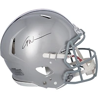Garrett Wilson Ohio State Buckeyes Autographed Riddell Speed Authentic Helmet