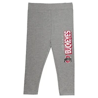 Ensemble sweat à capuche et leggings pour filles de l'école maternelle Scarlet Ohio State Buckeyes