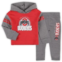 Girls Toddler Ohio State Buckeyes Clubhouse Pullover Hoodie and Legging Set