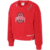 Girls Youth Colosseum  Scarlet Ohio State Buckeyes Just a Minute Sweatshirt
