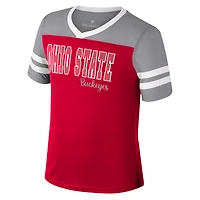 T-shirt Space Opera pour jeunes filles du Colisée Scarlet Ohio State Buckeyes