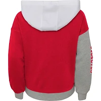 Girls Youth Scarlet Ohio State Buckeyes True Fan Soft Fleece Pullover Hoodie