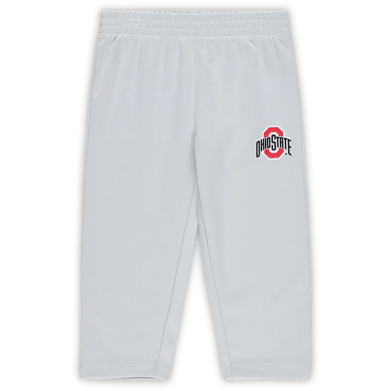 Ensemble maillot et pantalon deux pièces pour bébé Scarlet Ohio State Buckeyes Red Zone