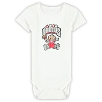 Ensemble de trois bodies pour bébé Wes & Willy Ohio State Buckeyes