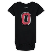 Infant Wes & Willy  Ohio State Buckeyes Three-Pack Bodysuit Set