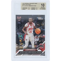 Jaloni Cambridge Ohio State Buckeyes 2025 Bowman University Now March Madness #11 BGS Authenticated 10 Card - 9.5,10,10,10 Subgrades