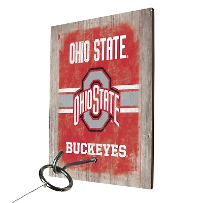 Jeu de lancer d'anneaux des Ohio State Buckeyes avec logo