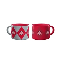 Ensemble de deux tasses à diamant Logo Brands Ohio State Buckeyes