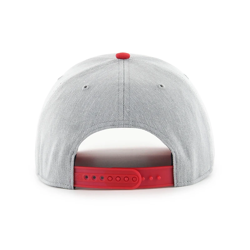 Men's '47  Gray Ohio State Buckeyes Local State Midfield Adjustable Hat