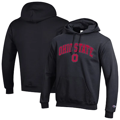 Sweat à capuche en polaire avec logo arqué Champion Ohio State Buckeyes pour homme