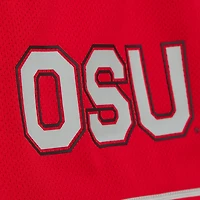 Short en maille Team Origins Scarlet Ohio State Buckeyes de Mitchell & Ness pour homme