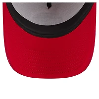 Men's New Era  Scarlet Ohio State Buckeyes 9FORTY A-Frame Trucker Adjustable Hat