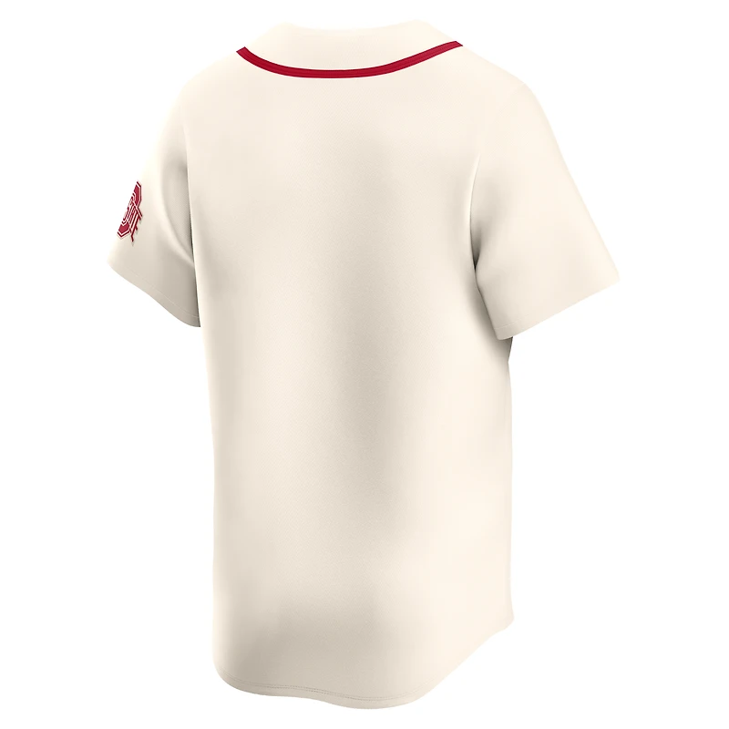 Maillot de baseball alternatif Nike crème pour homme, édition limitée Ohio State Buckeyes