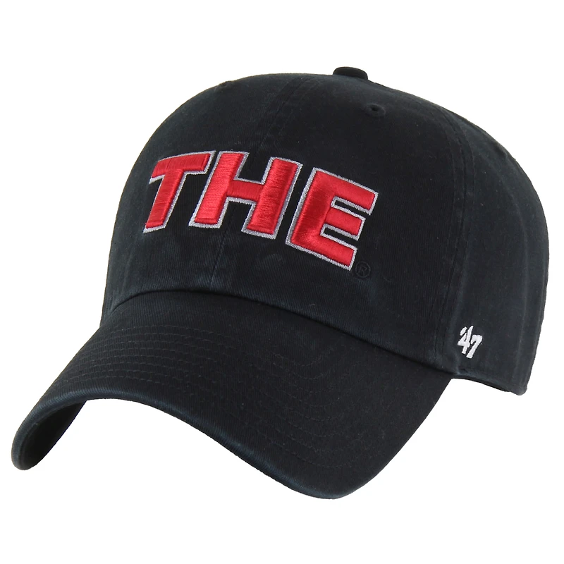 Casquette ajustable noire « 47 » pour homme Ohio State Buckeyes Clean Up