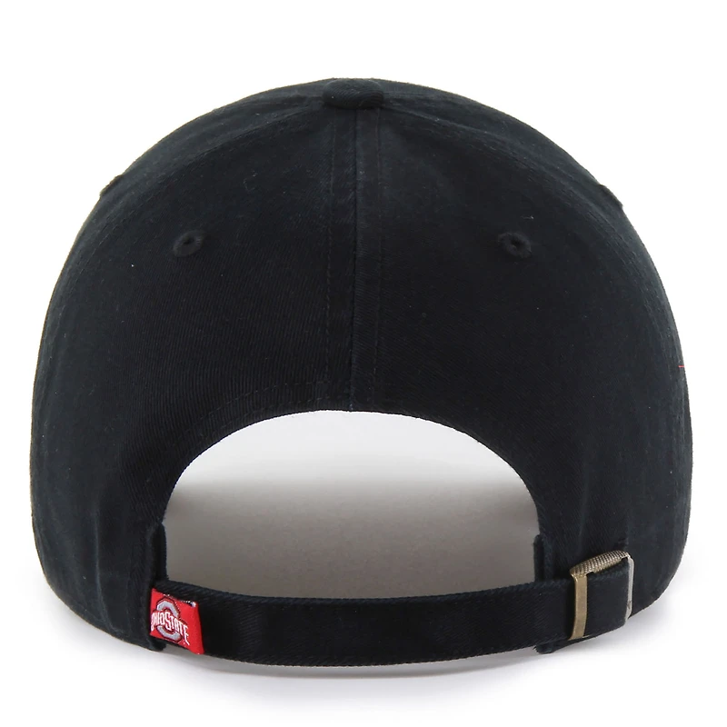 Casquette ajustable noire « 47 » pour homme Ohio State Buckeyes Clean Up