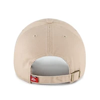 Men's '47  Khaki Ohio State Buckeyes Vault Clean Up Adjustable Hat