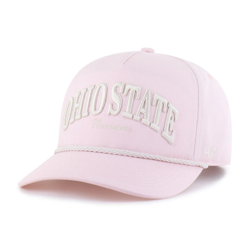 Men's '47  Pink Ohio State Buckeyes Gelato Hitch Adjustable Hat