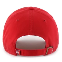 Casquette ajustable « 47 Scarlet Ohio State Buckeyes Clean Up » pour homme